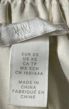 Load image into Gallery viewer, H&amp;M Womens Cream Elastic Waist Slash Pocket Pull-On Wide-Leg Trouser Pants Sz XS
