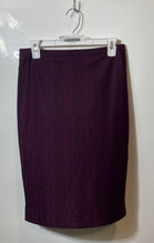 Load image into Gallery viewer, The Limited Womens Purple Black Wave Lace Back Zip Straight &amp; Pencil Skirt Sz 6
