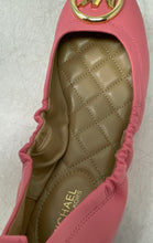 Load image into Gallery viewer, Michael Kors Womens Carmen Pink Gold Slip-On Casual Ballet Flats Size 5M
