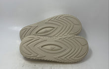 Load image into Gallery viewer, Adidas Mens Reptossage White Leather Open Toe Slip-On Slide Sandals Size 9

