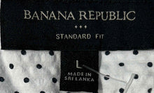Load image into Gallery viewer, Banana Republic Mens White Standard Fit Short Sleeve Button-Up Shirt Size L
