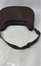 Load image into Gallery viewer, Steve Madden Womens Dark Brown Leather Zipper Shoulder Strap Hobo Bag
