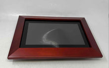 Load image into Gallery viewer, Omnitech Brown Black 11" Traditional Automatic Slideshow Digital Photo Frame
