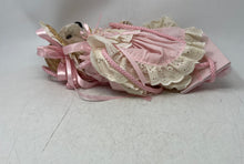 Load image into Gallery viewer, Vintage Collectible Wearing Pink Dress And Hat Plush Teddy Bear Toy
