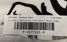 Load image into Gallery viewer, Zara Mens Multicolor Collared Short Sleeve Polo Shirt Size Small
