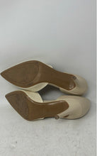 Load image into Gallery viewer, Calvin Klein Womens Gloria Beige Leather High Stiletto D'Orsay Heels Size 8M
