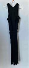 Load image into Gallery viewer, Michael Kors Womens Black Sleeveless Round Neck Belted One-Piece Jumpsuit Size M
