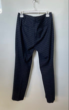 Load image into Gallery viewer, Banana Republic Womens Blue Striped Flat Front Slash Pocket Dress Pants Size 8
