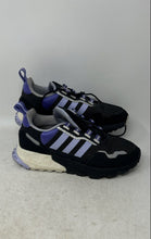 Load image into Gallery viewer, Adidas Womens ZX 1K Boost H00443 Black Purple Lace-Up Sneaker Shoes Size 7
