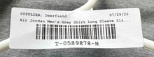 Load image into Gallery viewer, Jordan Boys Gray Graphic Print Long Sleeve Jumpman Pullover Hoodie Size XL
