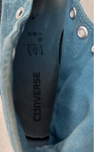 Load image into Gallery viewer, Converse Womens Chuck Taylor All Star High Blue Sneaker Shoes Size 6 No Laces
