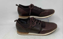 Load image into Gallery viewer, Velez Mens Brown Leather Lace-Up Low Top Wingtip Sneaker Shoes Size EUR 40
