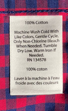 Load image into Gallery viewer, Vineyard Vine Boys Red Blue Long Sleeve Button-Up Shirt Size Small

