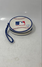 Load image into Gallery viewer, Major League Baseball White Blue Portable CD Player Record Storage Case Unit
