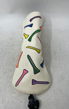Load image into Gallery viewer, Lot Of Assorted 3-Pcs White Leather Fairway Wood And Driver Golf Club Head Cover
