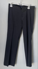 Load image into Gallery viewer, Banana Republic Womens Dark Gray Flat Front Straight Leg Dress Pants Size 6P
