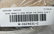 Load image into Gallery viewer, Sorel Boys Explorer II NY4894-260 Gray Beige Drawstring Ice Snow Boots 5 W/Tag
