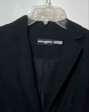 Load image into Gallery viewer, Authentic Karl Lagerfeld Paris Womens Black Blazer No Size Pit To Pit 18&#39;&#39;
