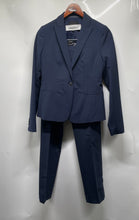 Load image into Gallery viewer, Banana Republic Womens Navy Blue 2-Piece Suit Set Pants &amp; Blazer Size 0
