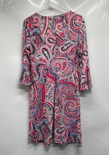 Load image into Gallery viewer, Tommy Hilfiger Womens Multicolor Paisley Print 3/4 Bell Sleeve Sheath Dress Sz 0
