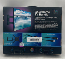 Load image into Gallery viewer, Aura Led ColorHome Black TV Bundle All-In-One Wall Mount No Tested
