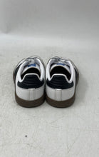 Load image into Gallery viewer, Adidas Kids Samba OG IE3679 White Black Low Top Slip-On Sneaker Shoes Size 7K
