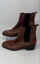 Load image into Gallery viewer, Kenneth Cole Reaction Mens Salt Brown Leather Pull-On Chelsea Boots Size 9.5
