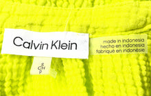 Load image into Gallery viewer, Calvin Klein Womens Green Cotton Short Sleeve Round Neck Blouse Top Size S
