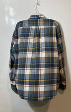 Load image into Gallery viewer, J. Crew Mens Flannel Multicolor Plaid Cotton Collared Button-Up Shirt Size XL
