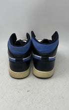 Load image into Gallery viewer, Nike Mens Air Jordan 1 Mid Blue White Black Sneaker Shoes Size 12 No Laces
