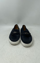 Load image into Gallery viewer, Coach Womens Corey A00974 Blue White Suede Horsebit Loafer Shoes Size 6.5B
