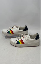 Load image into Gallery viewer, Michael Kors Womens Poppy Rainbow White Lace-Up Low Top Sneaker Shoes Size 8M
