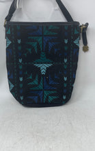 Load image into Gallery viewer, Lucky Brand Womens Multicolor Geometric Tapestry Adjustable Strap Crossbody Bag

