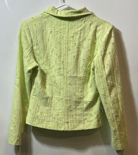 Load image into Gallery viewer, Qianzhidu Womens Light Green Long Sleeve Notch Collar One Button Blazer Size L
