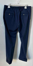 Load image into Gallery viewer, Santaniello Mens Navy Blue Straight Leg Drawstring Trousers Pants Size 52
