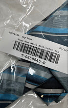 Load image into Gallery viewer, Hugo Boss Mens Multicolor Striped Silk Keeper Loop Adjustable Pointed Tie
