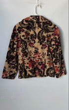 Load image into Gallery viewer, ATL Studio Womens Multicolor Floral Spread Collar Button Front Jacket Size 6
