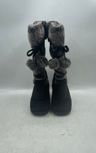 Load image into Gallery viewer, U.S. Polo Assn. Womens Black Pom-Pom Mid-Calf Winter Snow Boots Size 7
