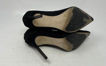 Load image into Gallery viewer, Steve Madden Womens Black Pointed Toe Slip-On Stiletto Pump Heels Size 7M
