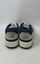 Load image into Gallery viewer, Lacoste Mens Lineshot 124 1 White Gray Blue Leather Running Shoes Size 10.5
