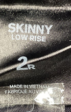 Load image into Gallery viewer, Express Womens Blue Denim Medium Wash Pockets Low Rise Skinny Leg Jeans Size 2R
