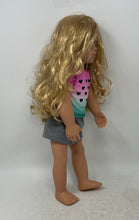 Load image into Gallery viewer, Our Generation Multicolor Heart Print T-Shirt And Skirt Blue Eyes Girl Doll
