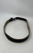 Load image into Gallery viewer, Coach Womens Brown Blue Signature Print Adjustable Formal Dress Belt Size 34
