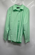 Load image into Gallery viewer, Classic Collection Italy Mens Green Long Sleeve Collared Button-Up Shirt Size L
