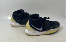 Load image into Gallery viewer, Nike Mens Kyrie 6 BQ4630-004 Black Blue Yellow Lace-Up Basketball Shoes Size 8.5
