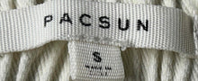 Load image into Gallery viewer, Pacsun Womens White Denim Light Wash Cargo Pocket Tapered Leg Jeans Size S
