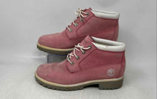 Load image into Gallery viewer, Timberland Womens Nellie 28363 Pink Leather Round Toe Chukka Boots Size 9M
