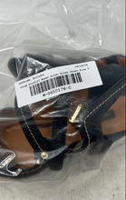 Load image into Gallery viewer, Jorge Bischoff Womens Brown And Black Leather Buckle Ankle Strap Sandal Size 6
