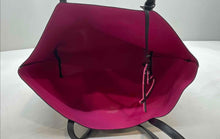 Load image into Gallery viewer, Victoria's Secret Womens Wicked Black White Heart Charm Double Strap Tote Bag
