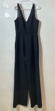 Load image into Gallery viewer, BCBGMaxazria Womens Black Sleeveless V-Neck Wide-Leg One-Piece Jumpsuit Size XS
